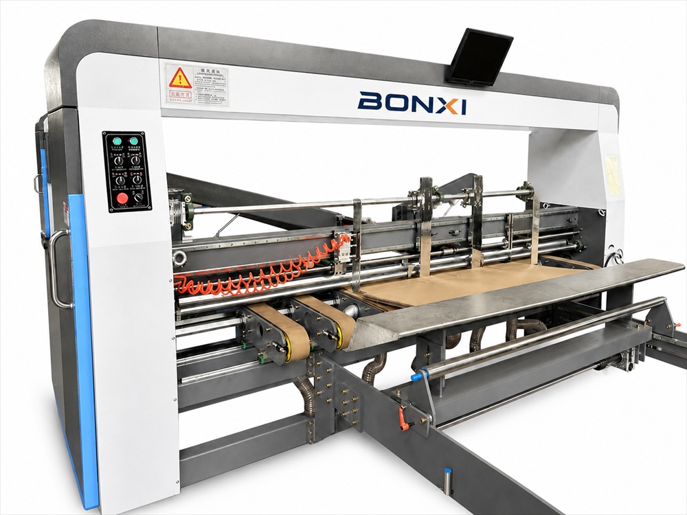 BONXI Automatic Folder Gluer Stitcher Feeding Unit