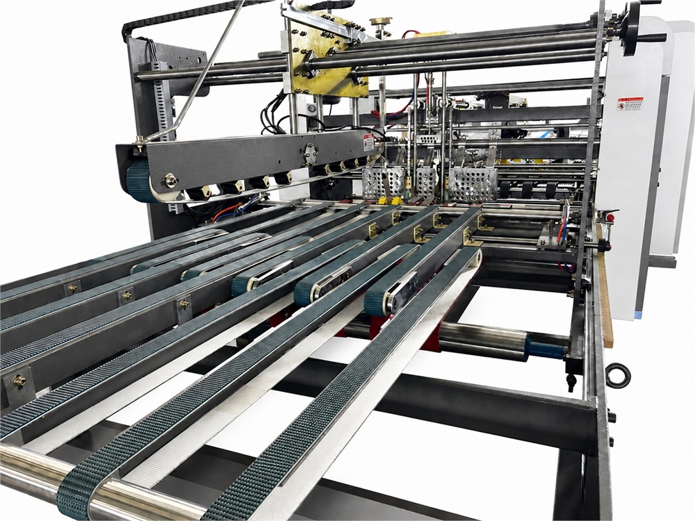 BONXI Automatic Folder Gluer Stitcher Counting Stacking Unit