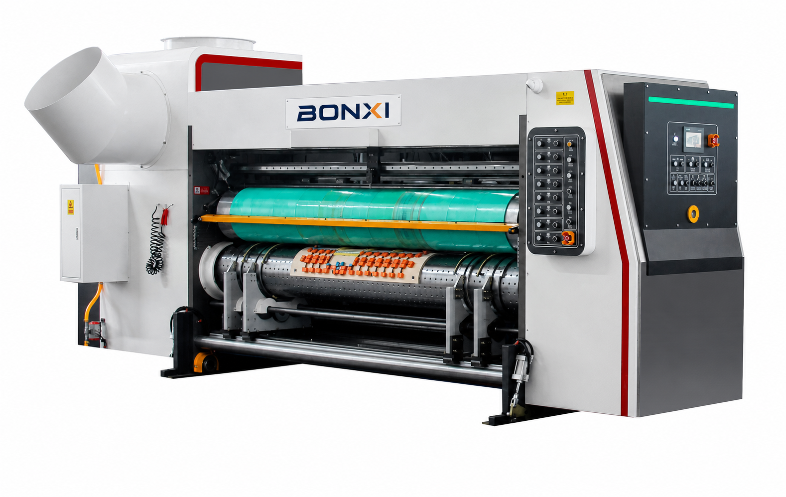 BONXI servo no-die slotting and rotary die-cutting unit
