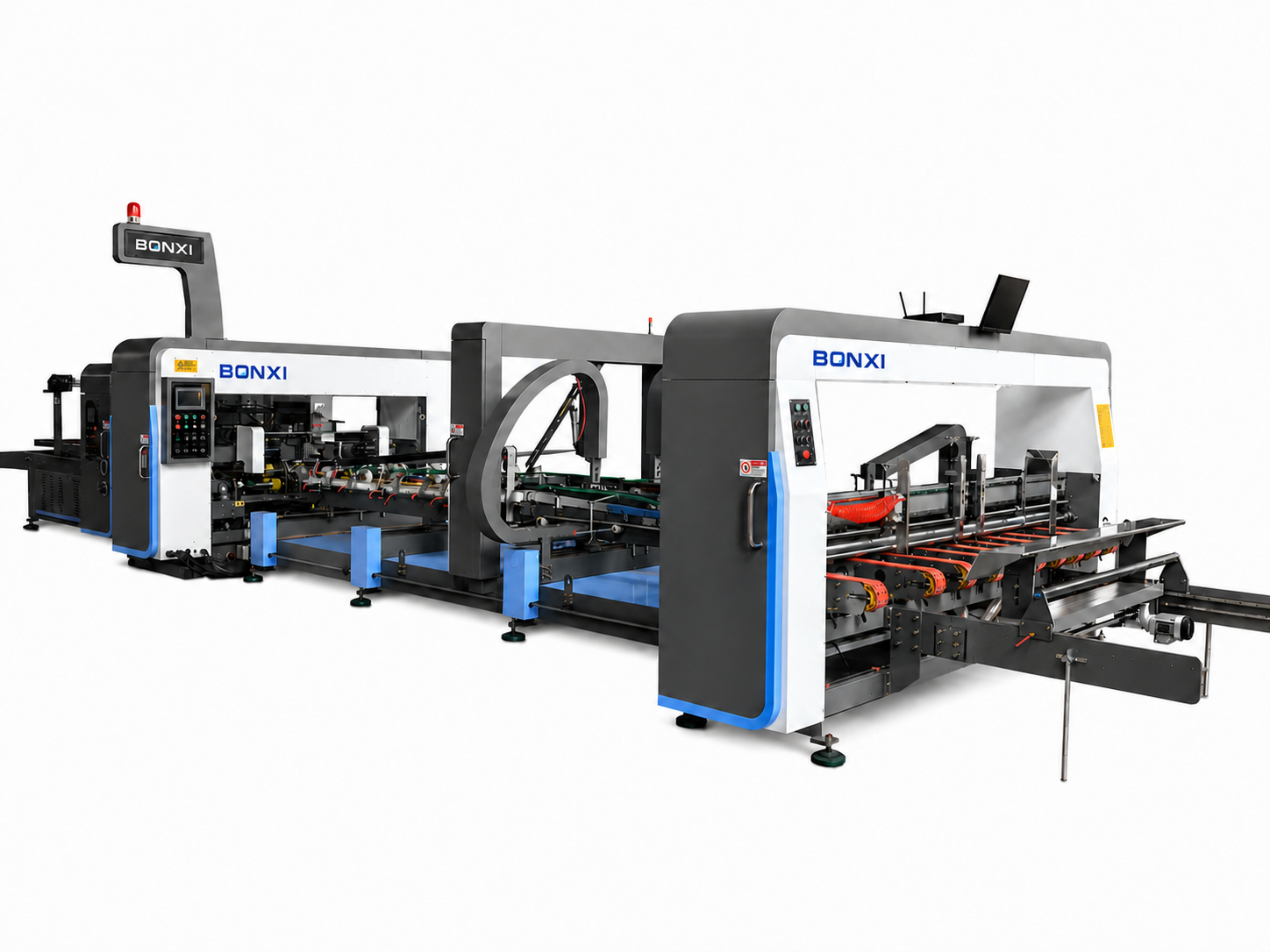 BONXI folder gluer stitcher machine