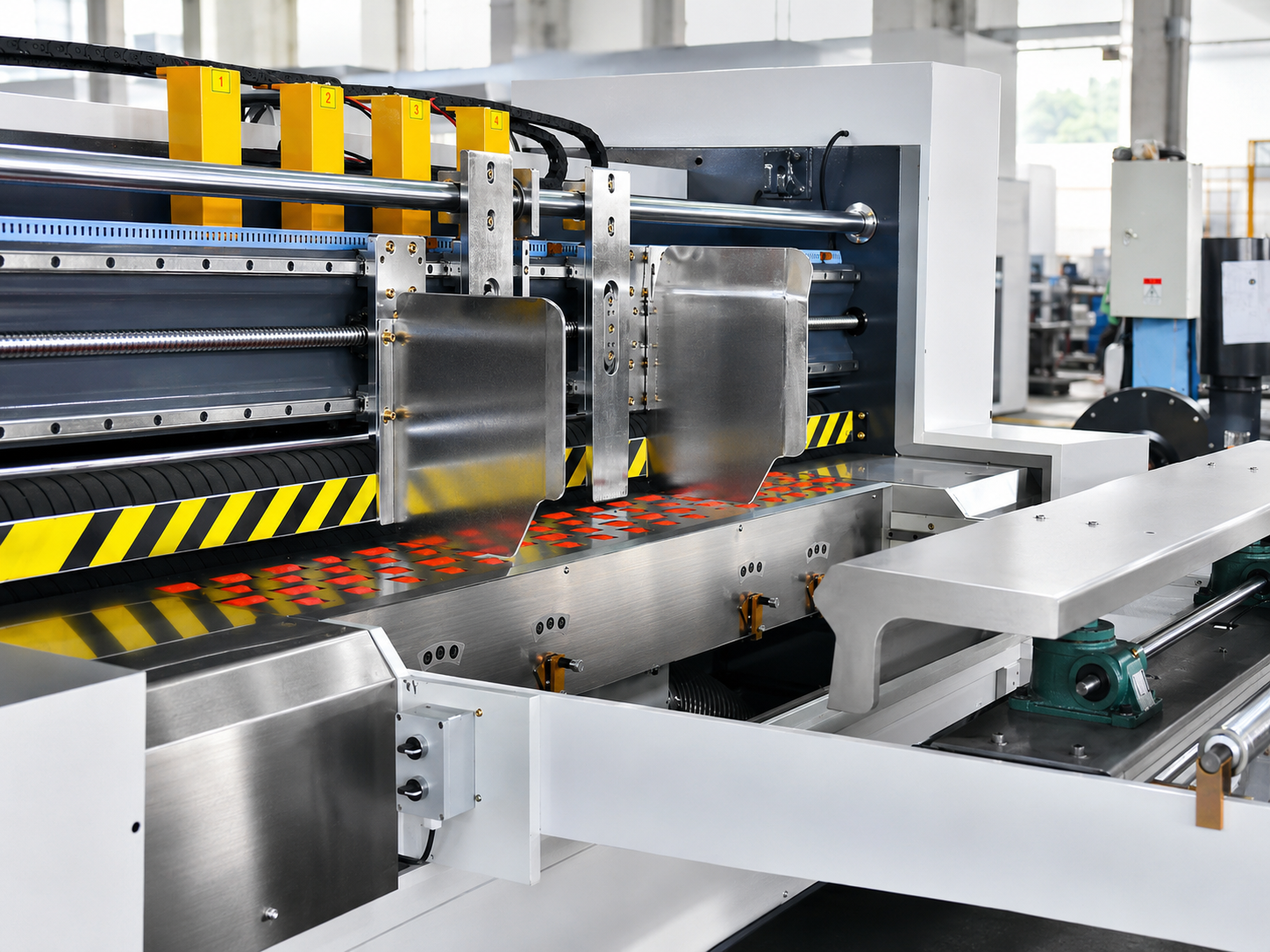 NCH-2800 servo front edge feeding unit for corrugated board