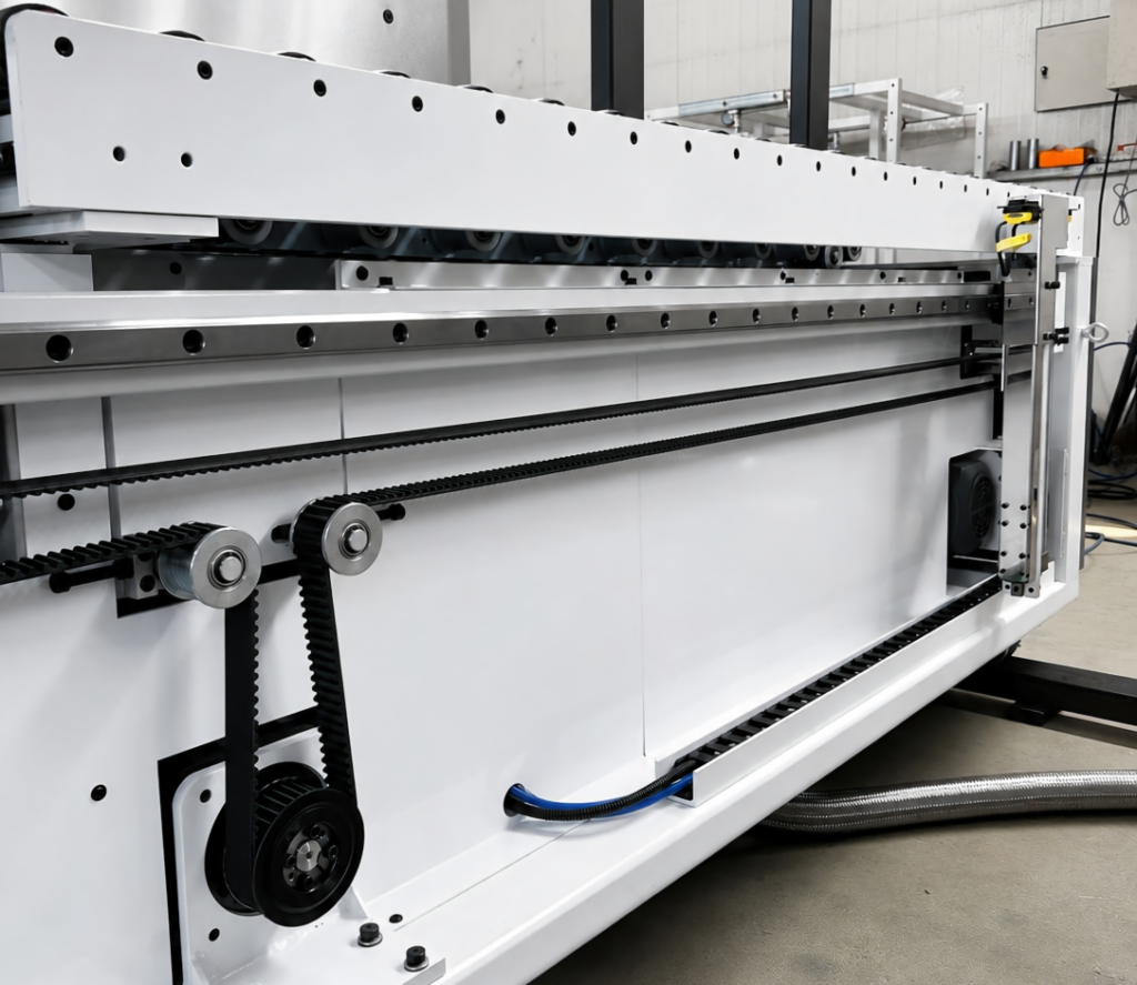 Servo feeding system of automatic strapping machine