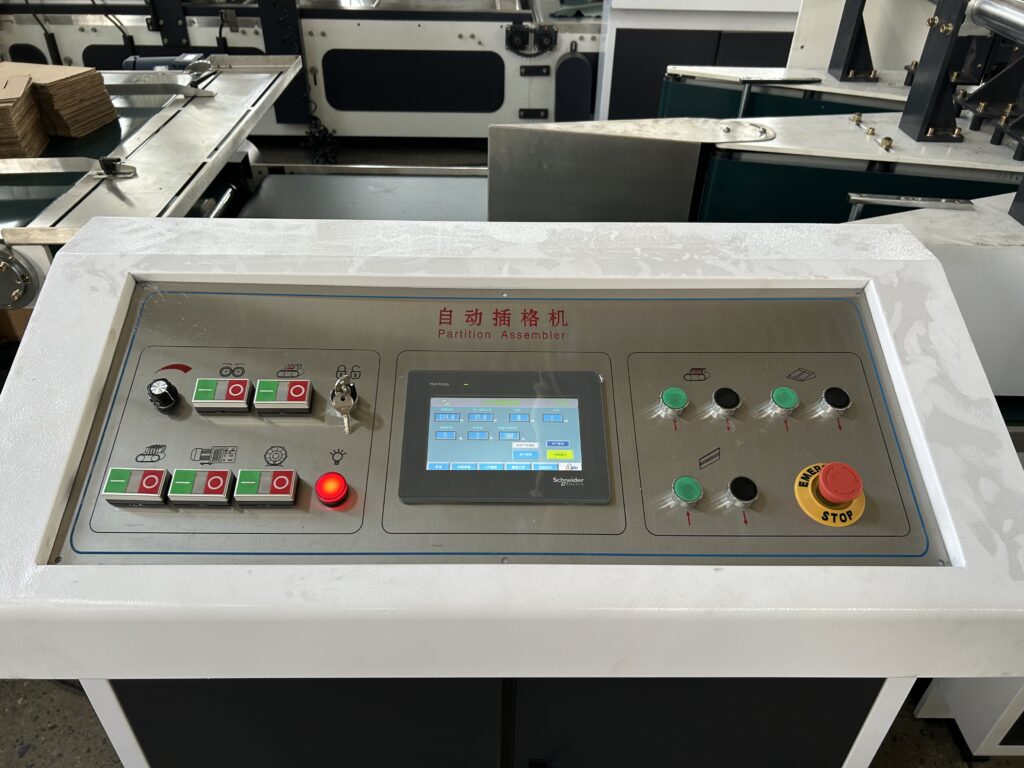PLC HMI and servo control panel for the CGJ450-3L machine