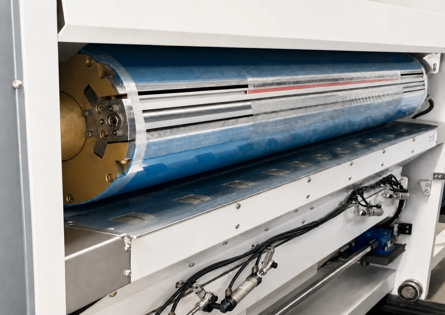 BONXI anilox and printing roller unit for four-color flexographic printing