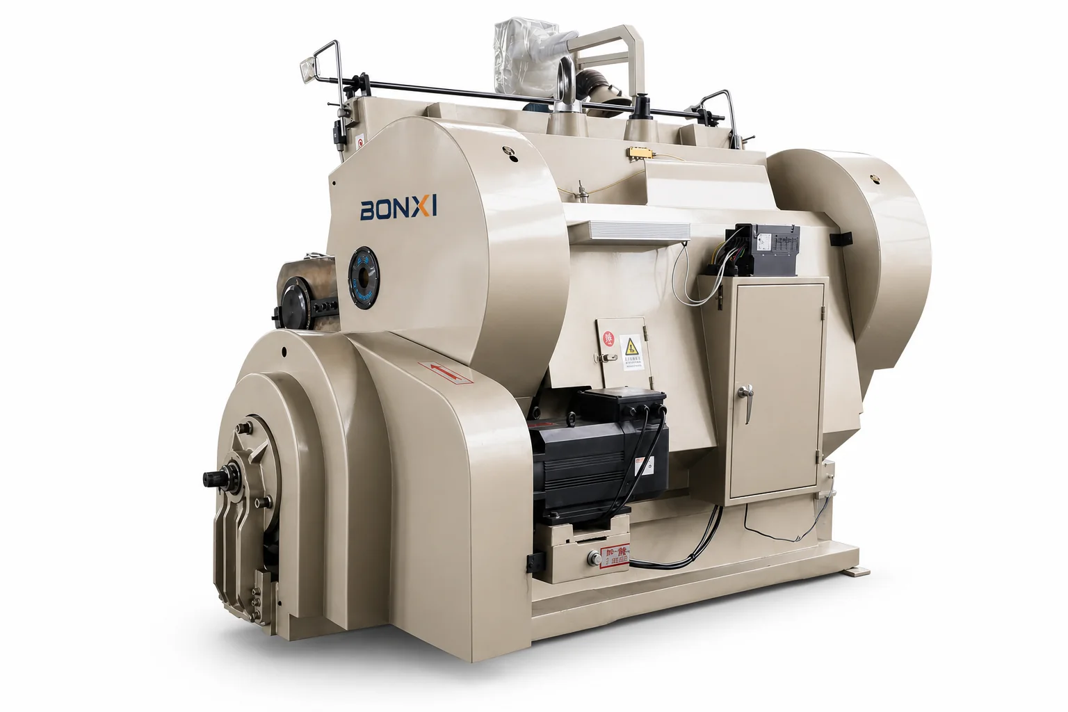 BONXI platen die cutting machine heavy-duty frame and drive components