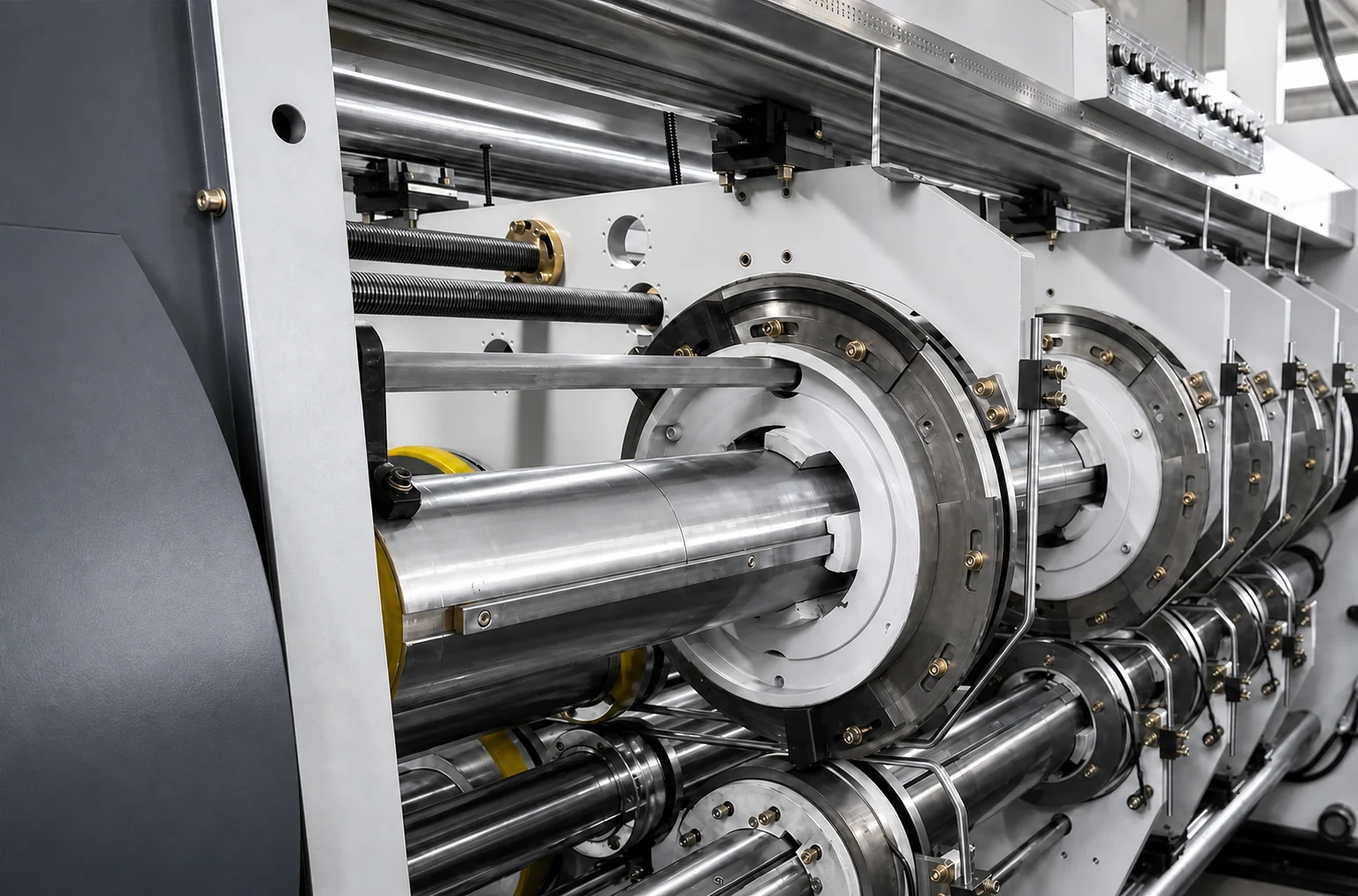 BONXI synchronized six-shaft creasing and slotting assembly