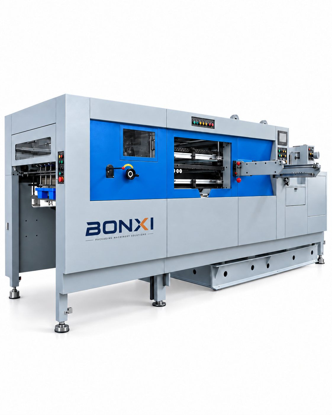 BONXI ZHM-1520QE automatic flatbed die cutter with stripping
