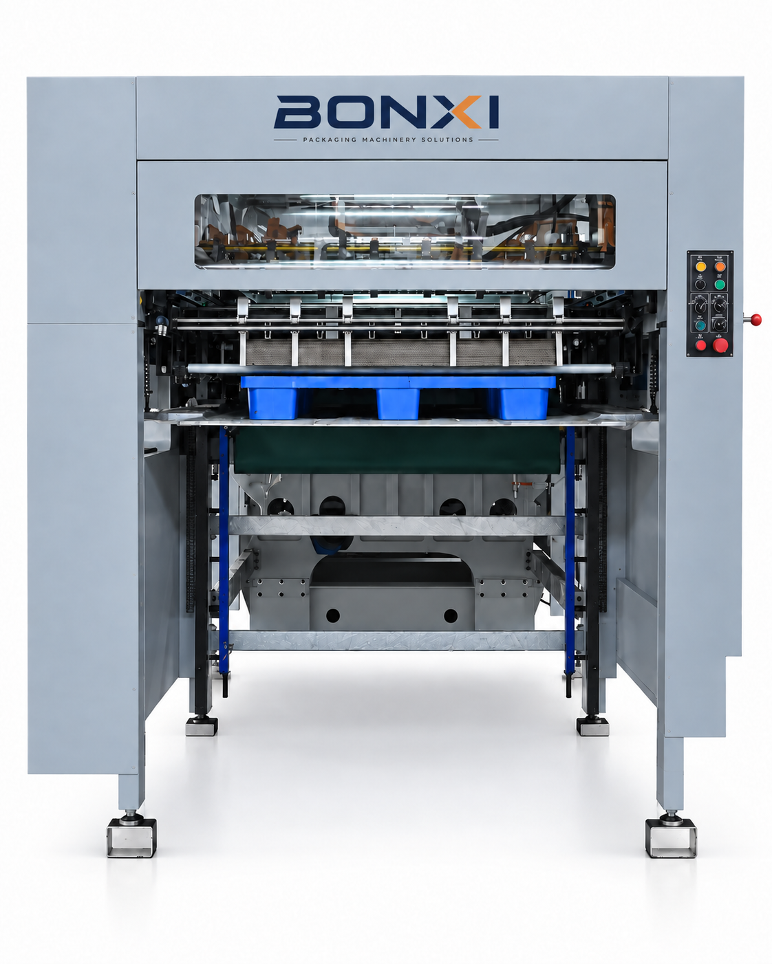 BONXI ZHM-1520QE delivery section with operator controls